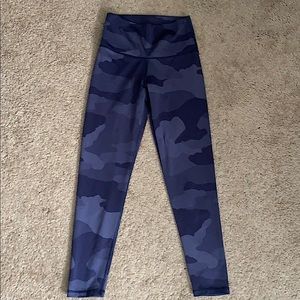 Aerie Blue Camo 7/8 Leggings